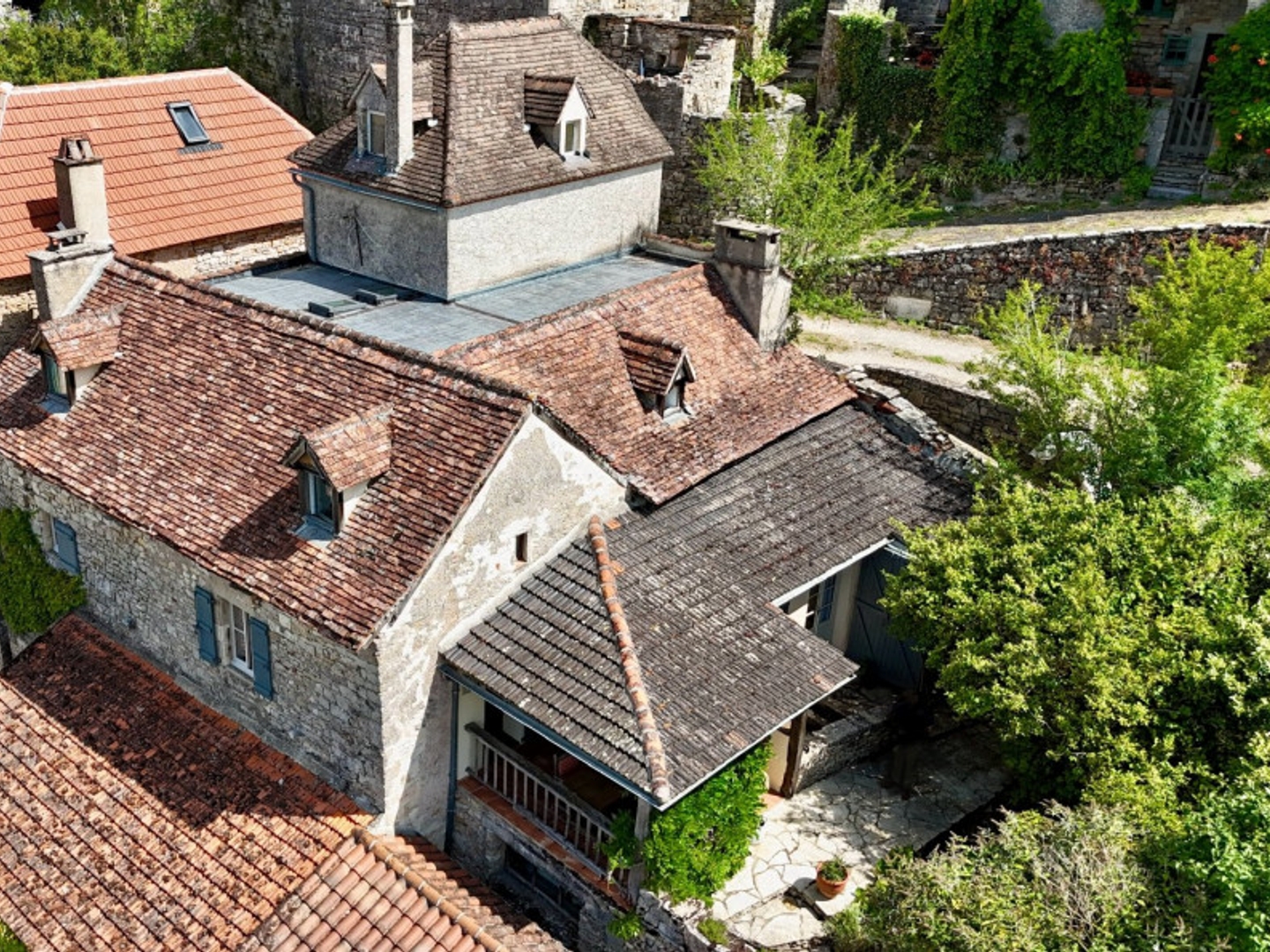 Maison à vendre - 8 pièces - 150m2 - Saint-Cirq-Lapopie (46330)