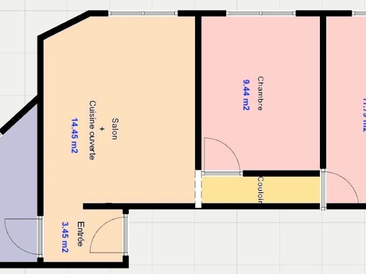 Appartement à vendre - 3 pièces - 49m2 - Boulogne-Billancourt (92100)