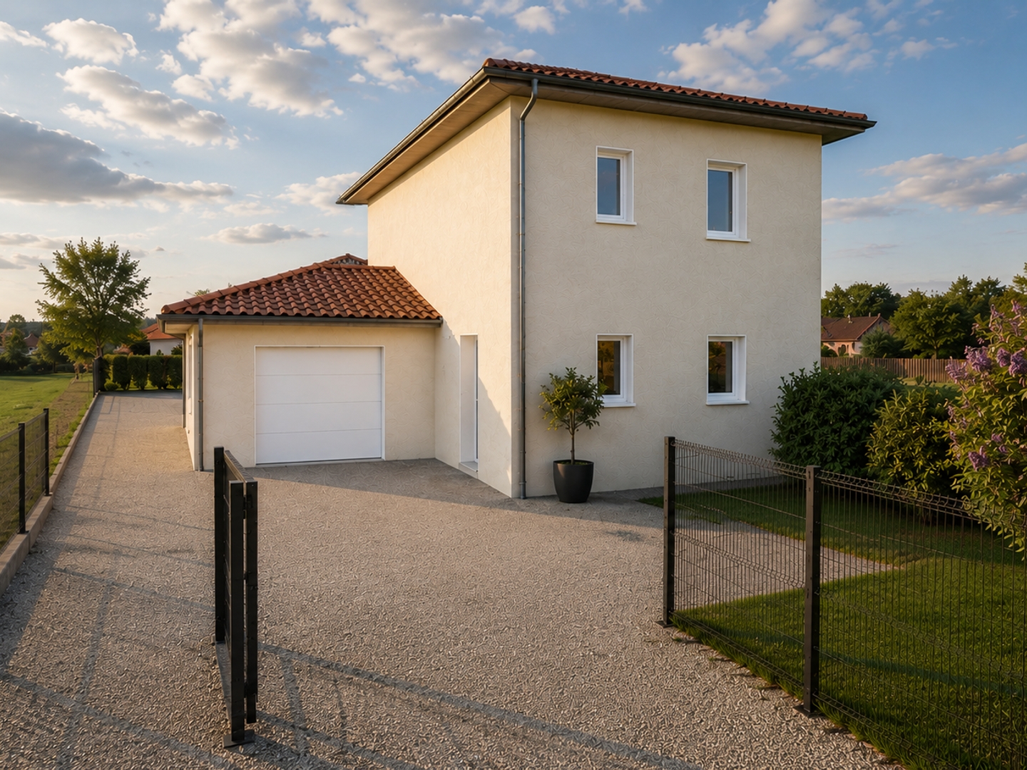 Villa neuve de T4 au coeur du hameau de Colombier-Saugnieu