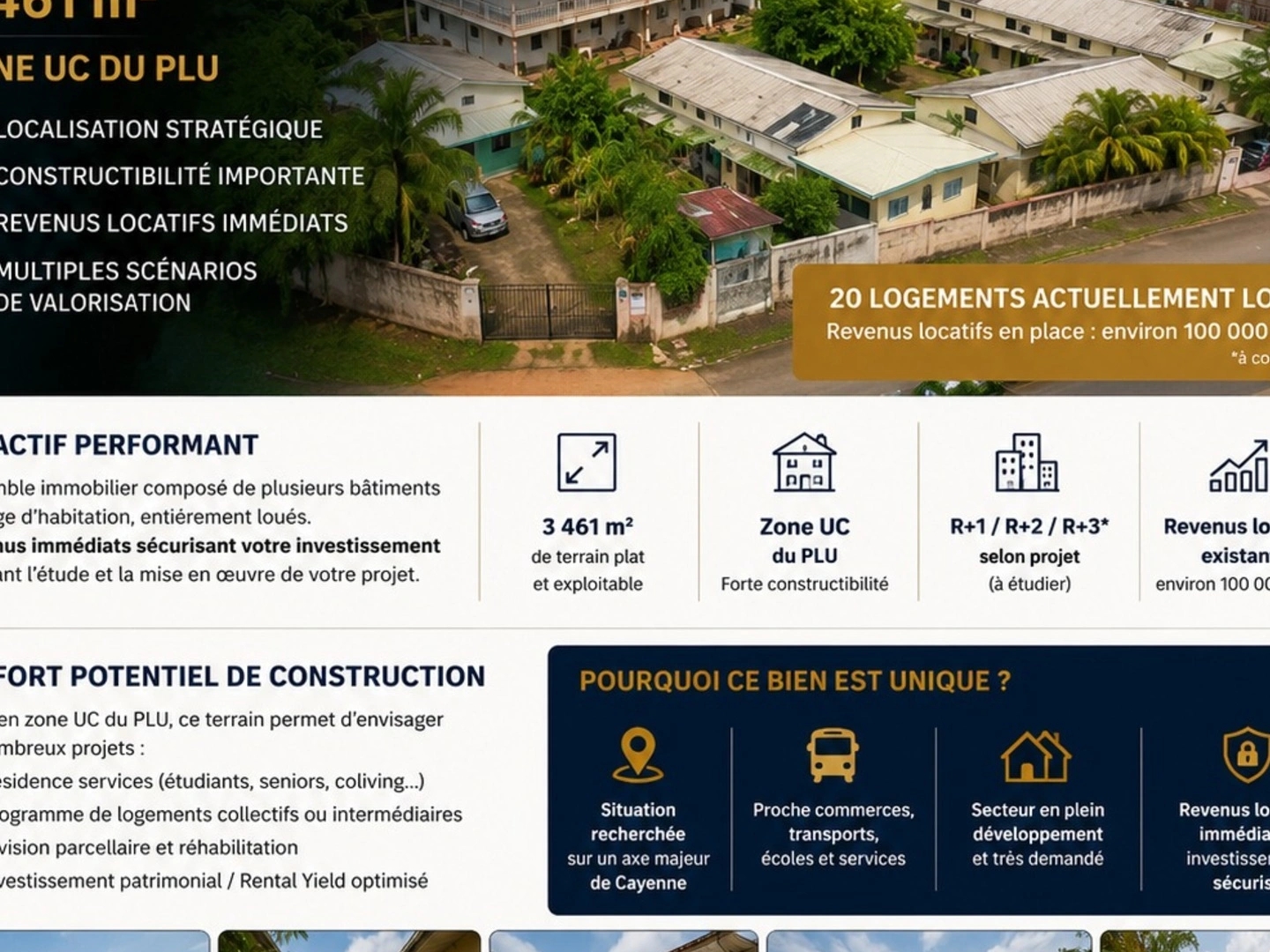 Terrain 3461 m²
