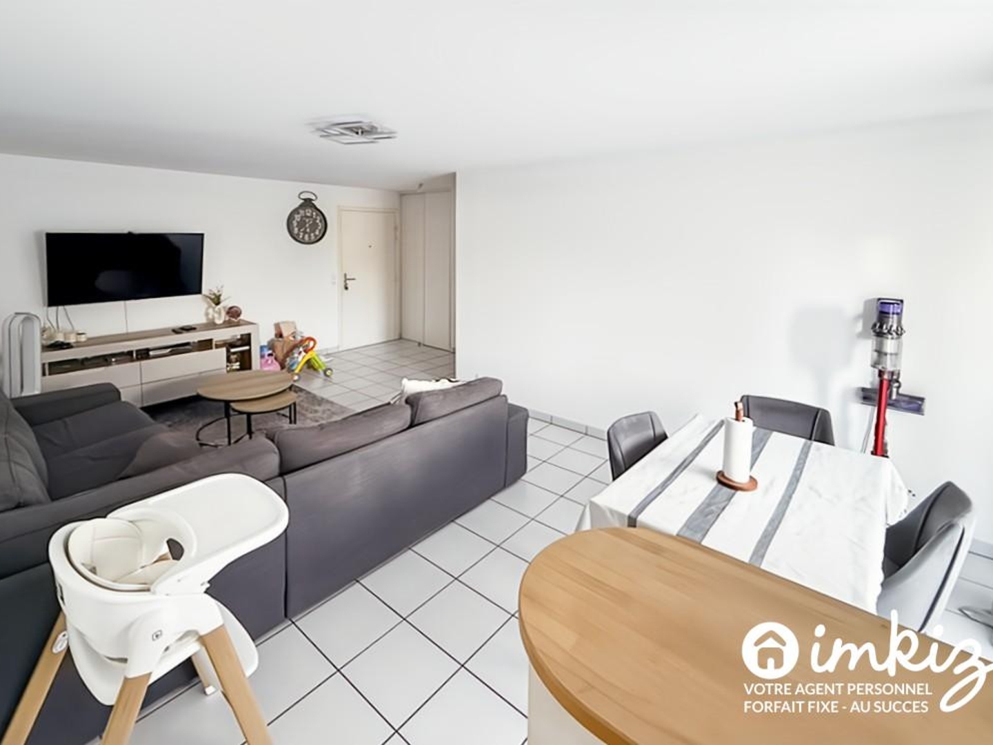 Appartement 3 pièces vendu loué – 59,75 m²