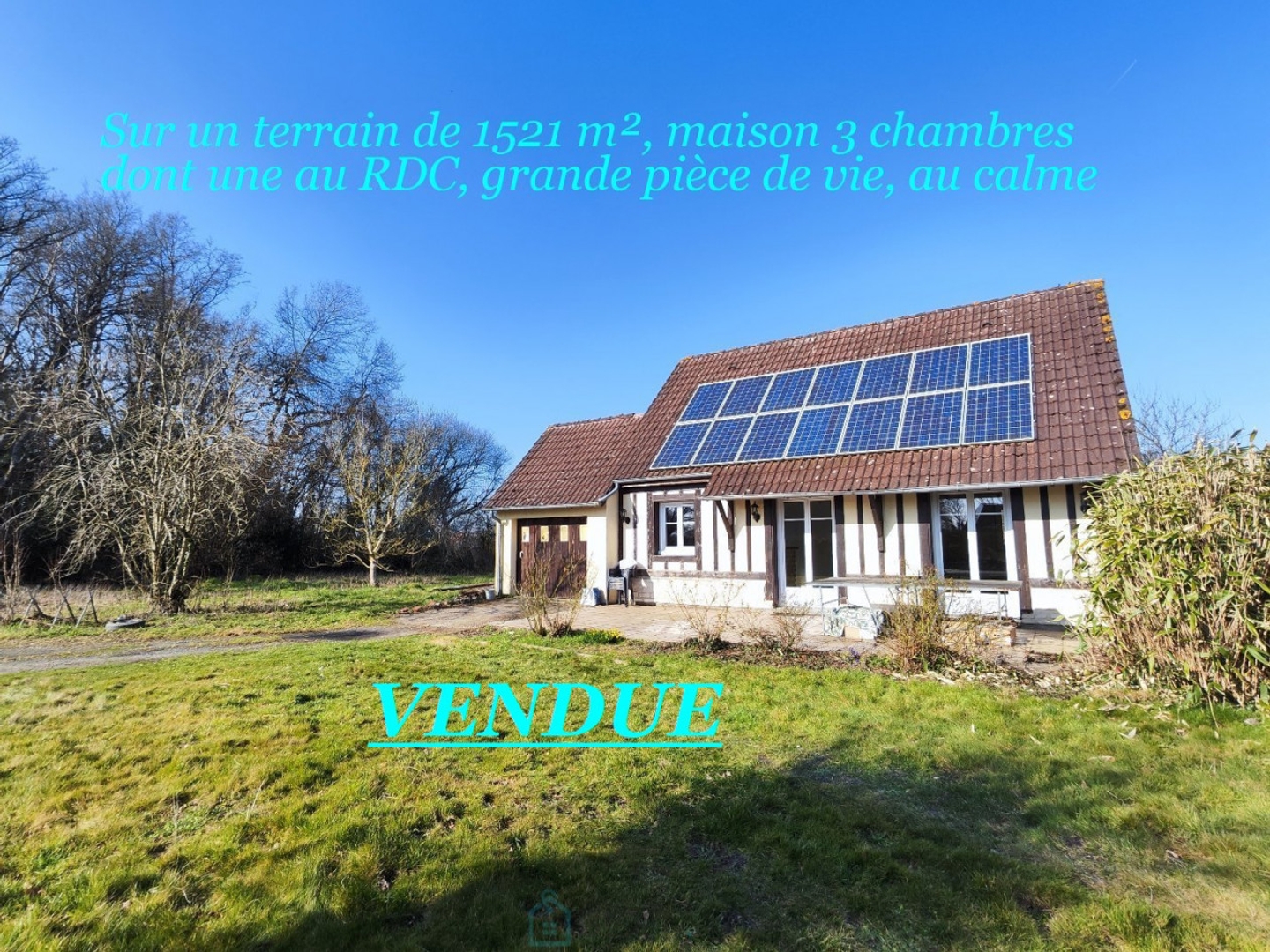 Vente maison Lisieux, 81m² 4 pièces 159 000€ avec garage