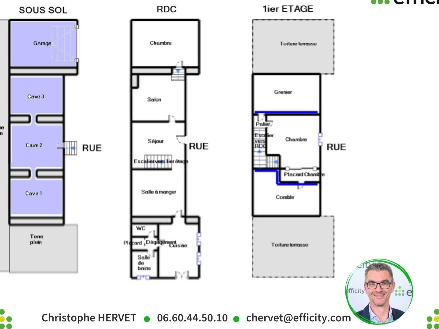 Maison à vendre - 4 pièces - 93m2 - Angoulême (16000)