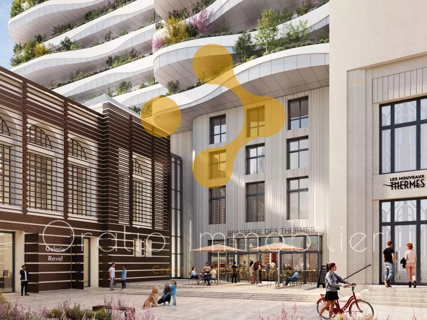 T3 de luxe avec balcon végétalisée