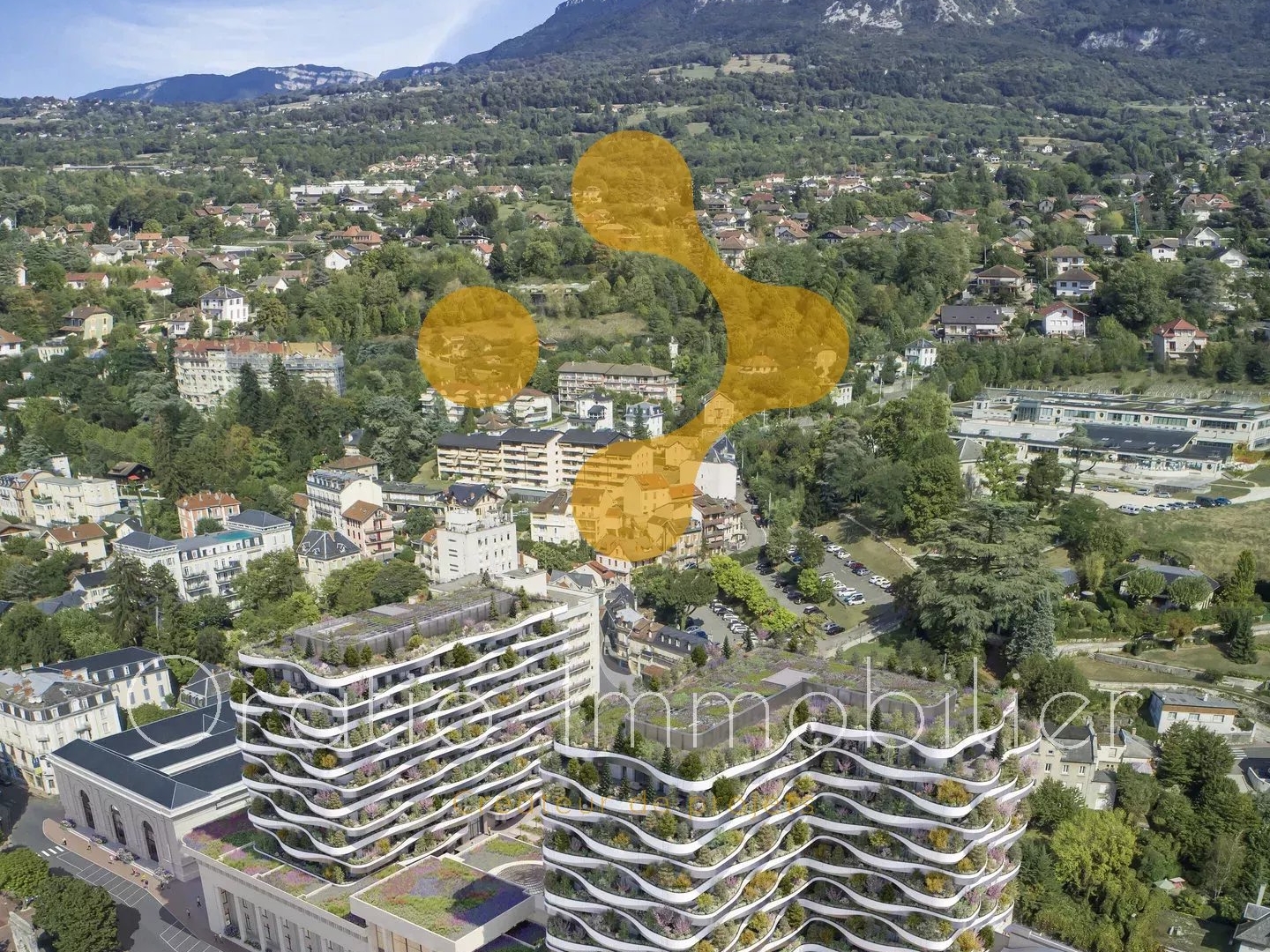 Appartement à vendre - 3 pièces - 71m2 - Aix-Les-Bains (73100)