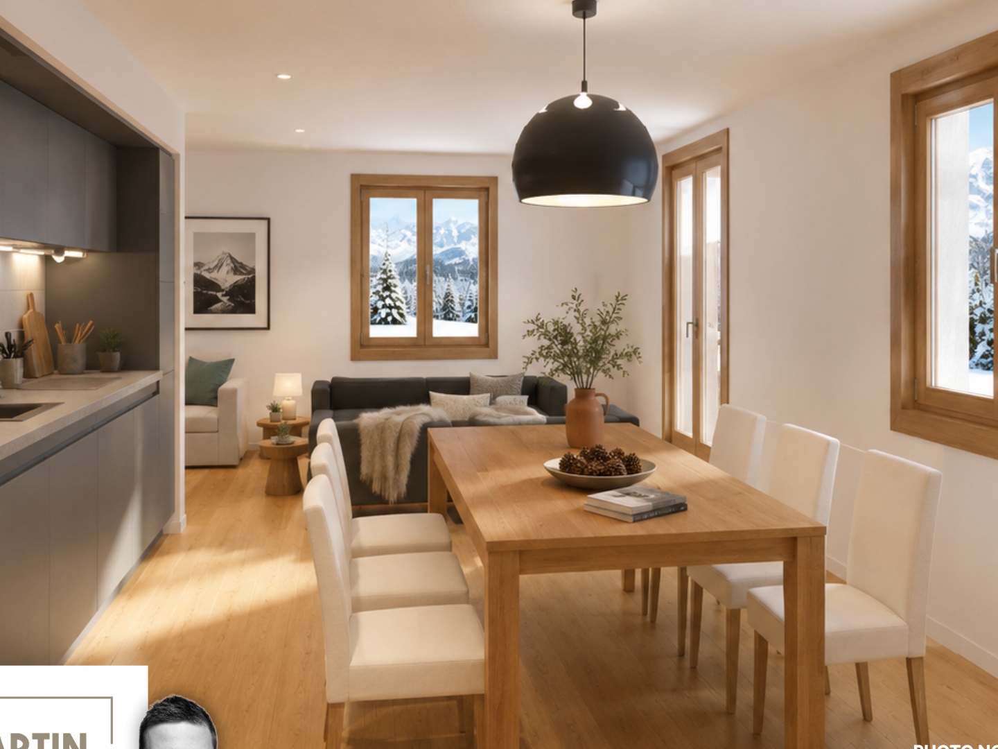 Appartement à vendre - 4 pièces - 100m2 - Chamonix-Mont-Blanc (74400)
