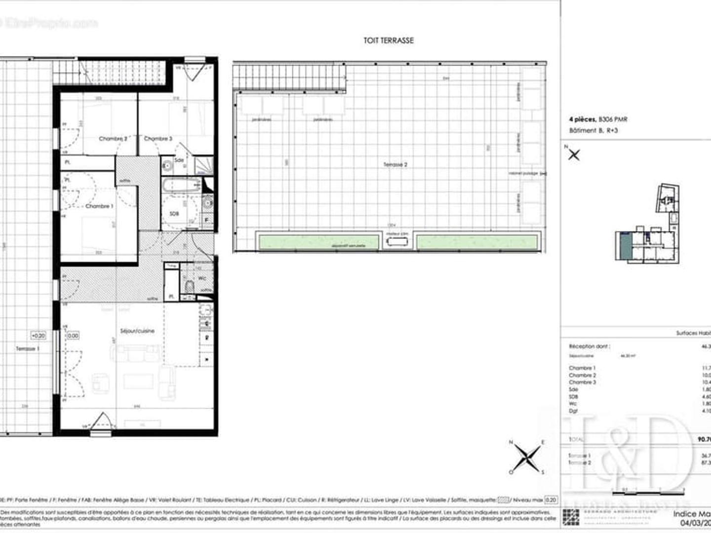 Appartement à vendre - 4 pièces - 91m2 - Sète (34200)