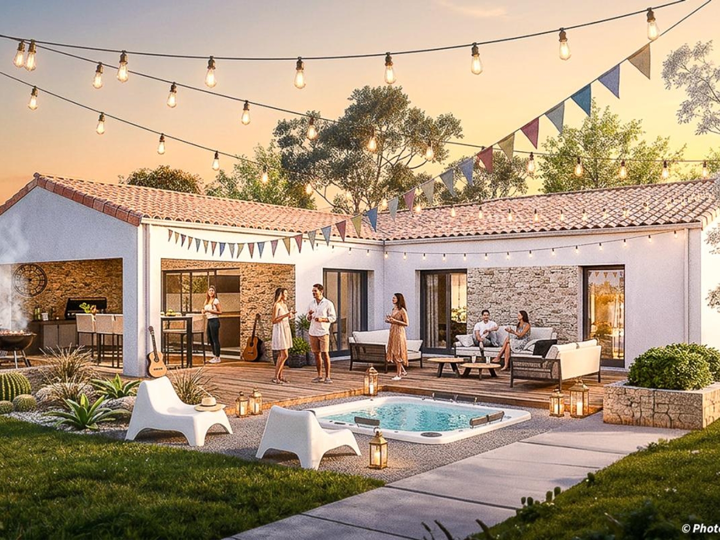 Terrain + maison 92 m²
