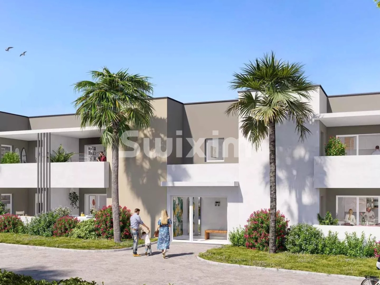 Marseillan :Beau T3 en RDC avec 10m2 de terrasse