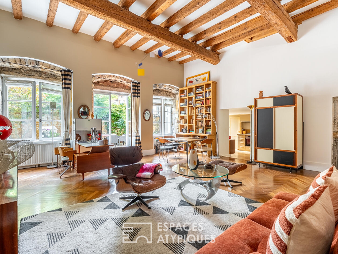 Appartement de caractère avec jardin et vue Saône