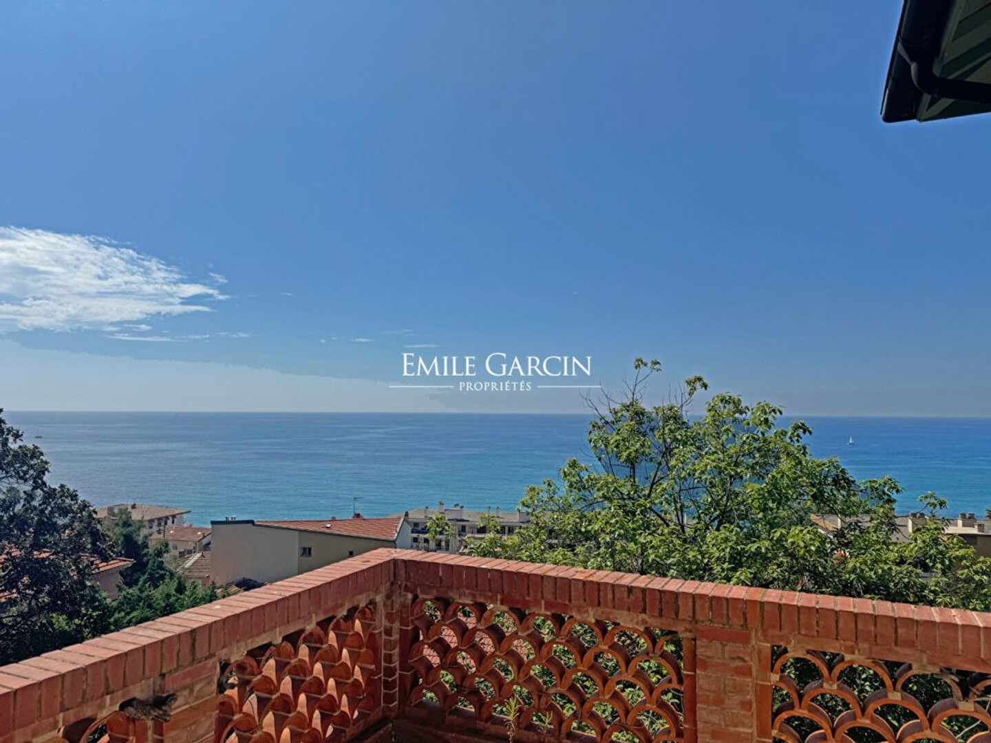 A vendre, Côte d'Azur Menton, Propriété de charme, vue mer
