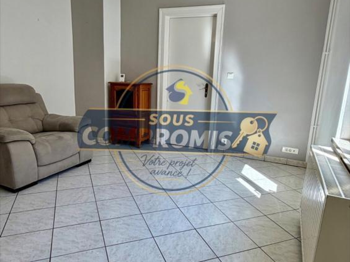 Exclusif ! Longlaville : F3 en RDC avec garage et cave