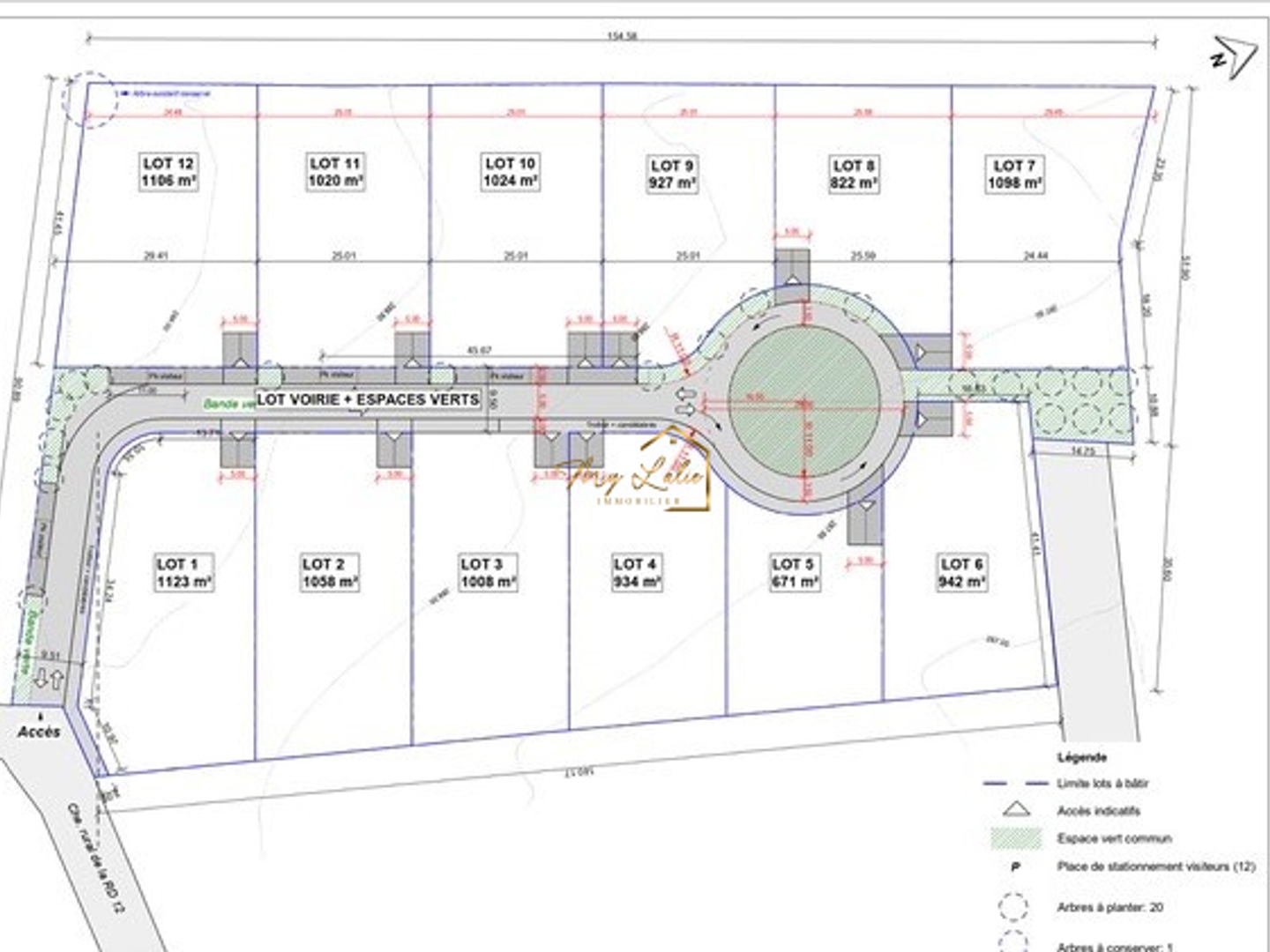 Terrain à vendre - 1020m2 - Les Issards (09100)