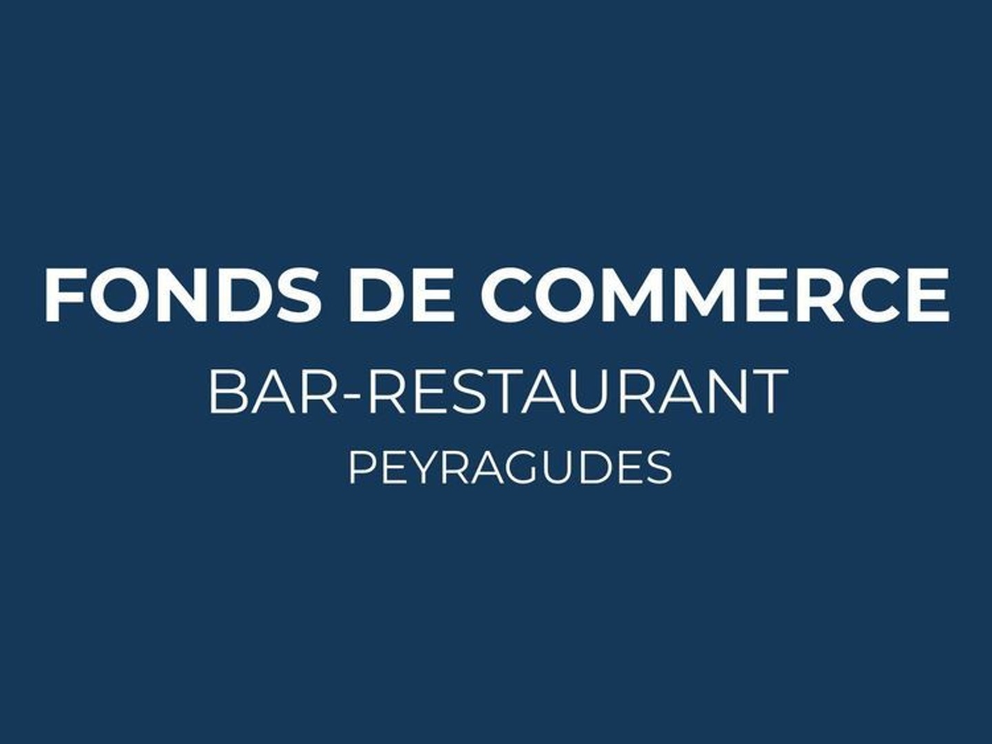 Vente Bar-brasserie 220 m²