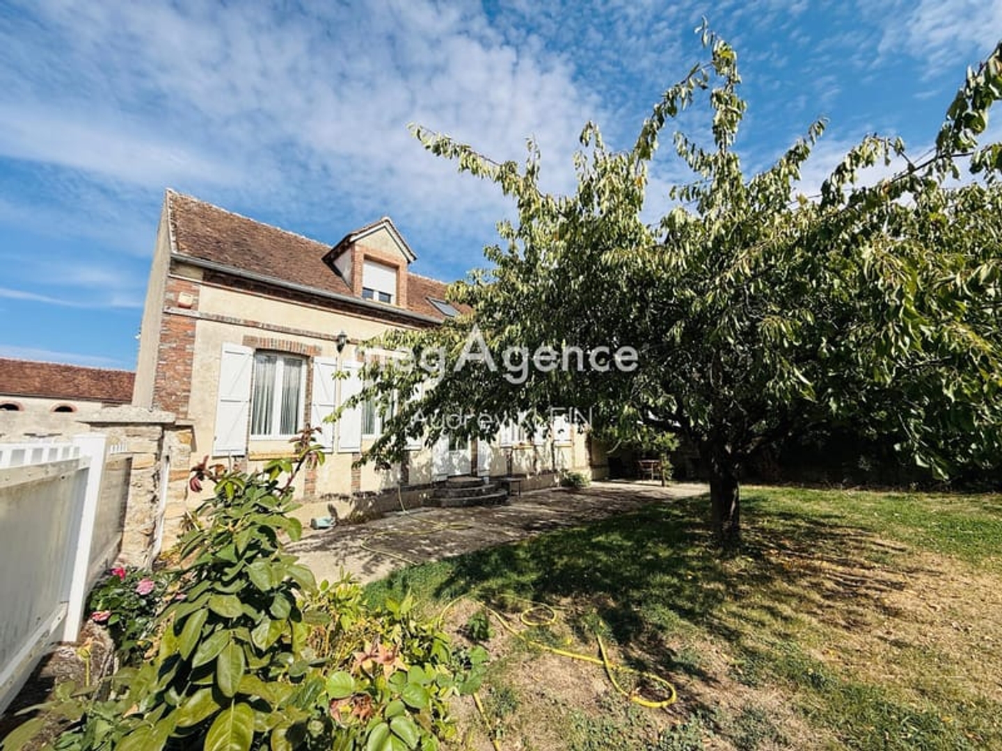 Maison familiale avec maison d'amis, dépendance et jardin plein Sud à Thorigny-sur-Oreuse