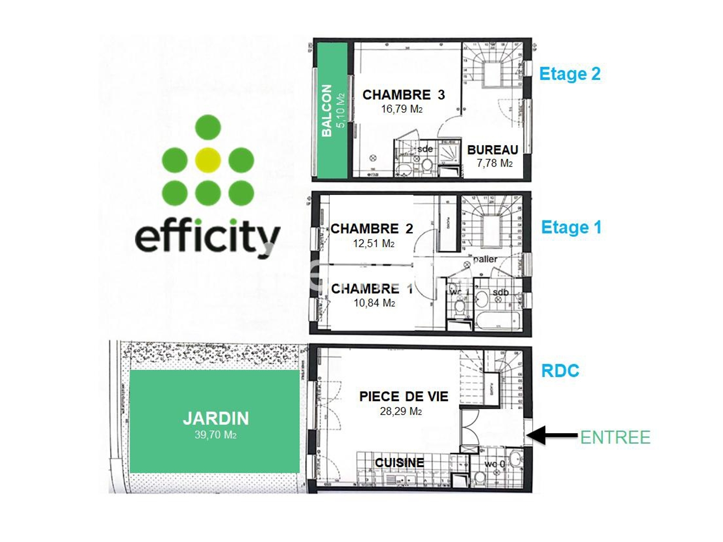Maison à vendre - 4 pièces - 95m2 - Bourg-La-Reine (92340)