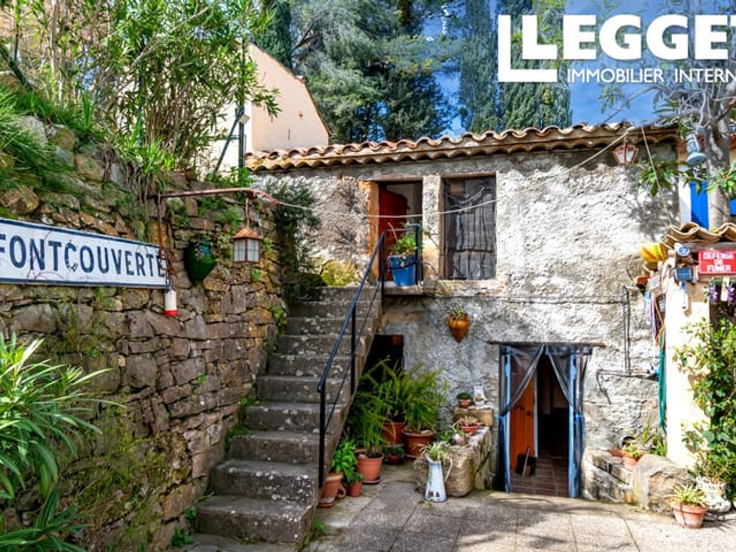 Maison de Caractère dans Corbières avec Jardin Sud-Est à Paliers, Piscine, Garage et Fort Potentiel Rénovation