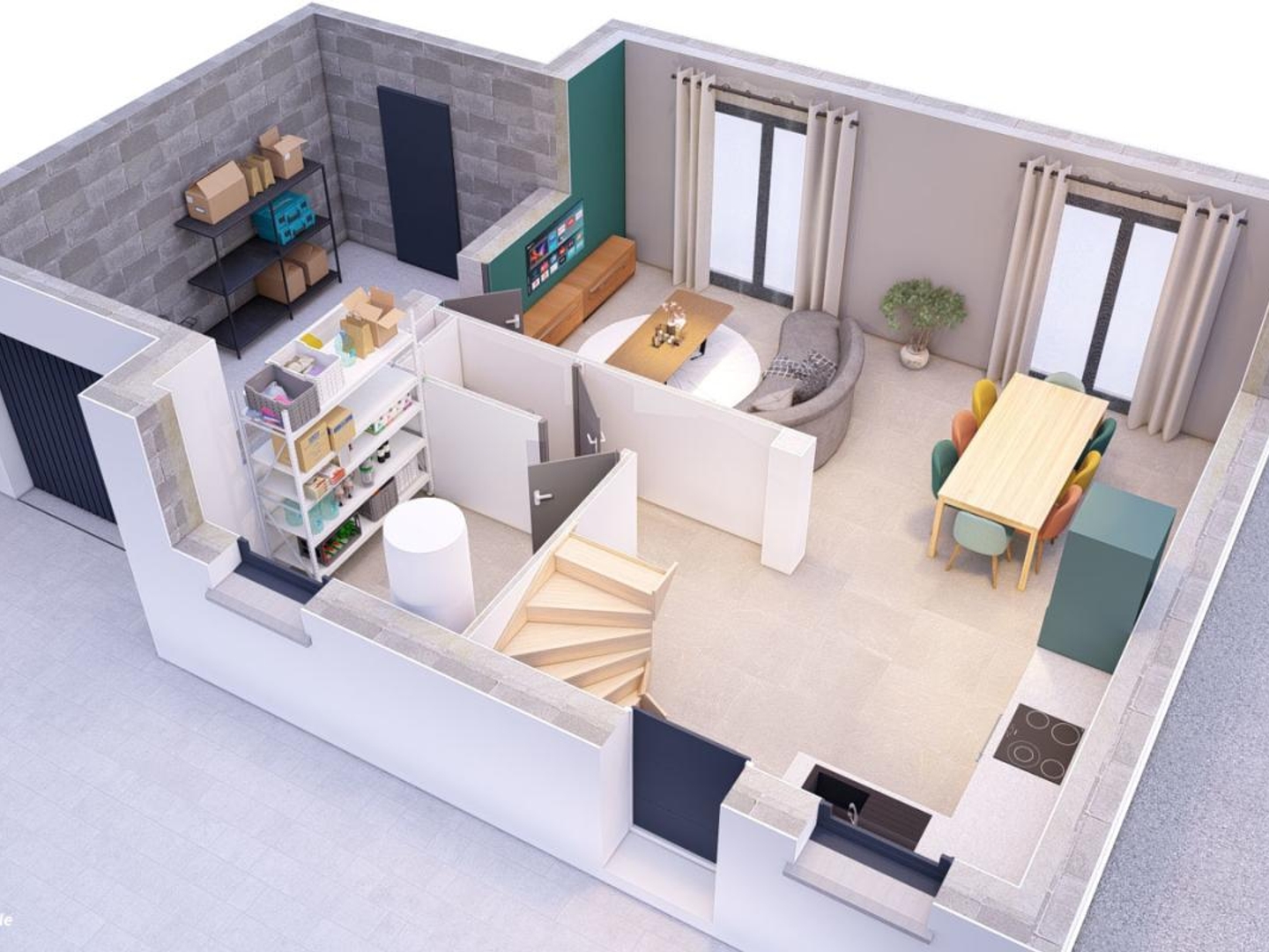Maison à vendre - 83m2 - Feneu (49460)