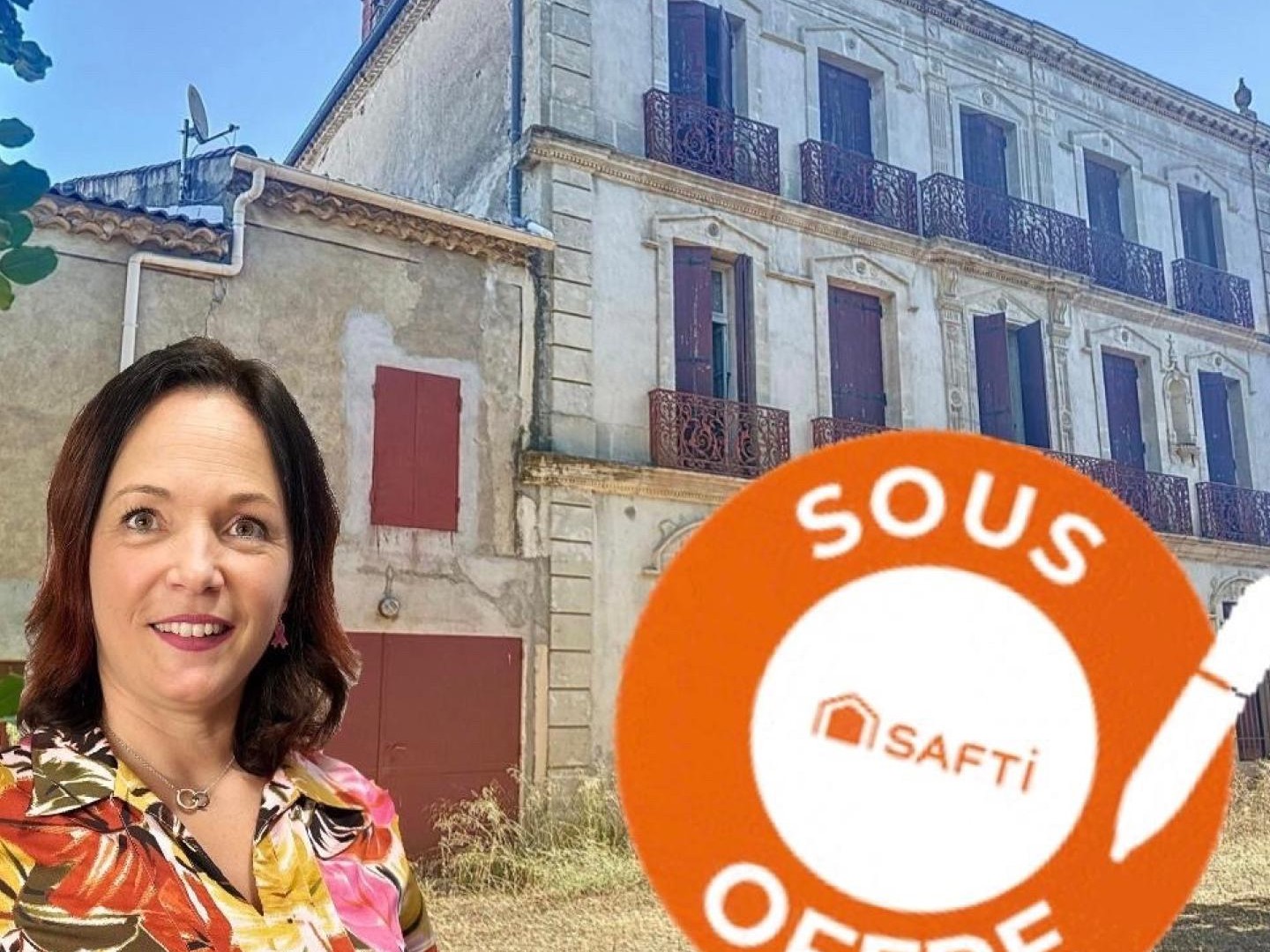 Sous offre d'achat Grande maison de Maitre sur 3 niveaux 370m2 sur THEZAN LES BEZIERS