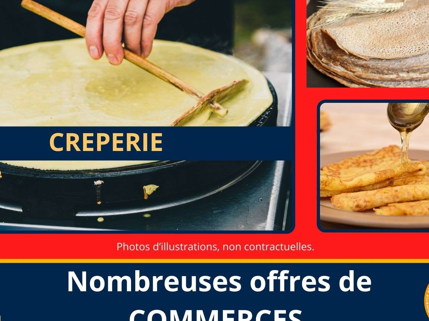 Vente crêperie à Coutances centre