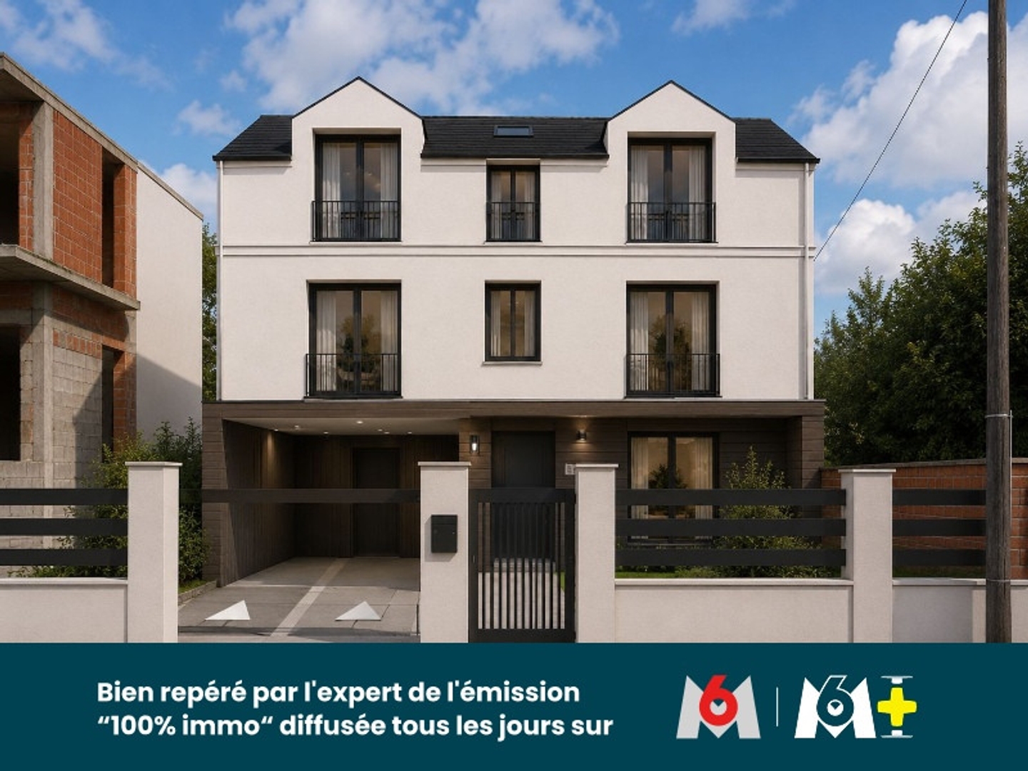 Terrain à bâtir viabilisé avec PC purgé – Étude géotechnique - Projet clé en main 3 logements – Bondy Sud - Proche Gare