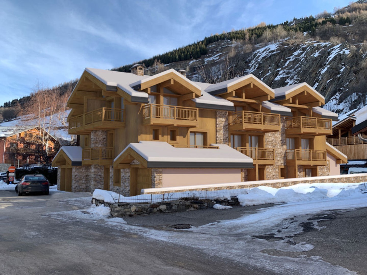 73440 SAINT-MARTIN-DE-BELLEVILLE Appartement de Ski a vendre. SH 69m². 2 ch