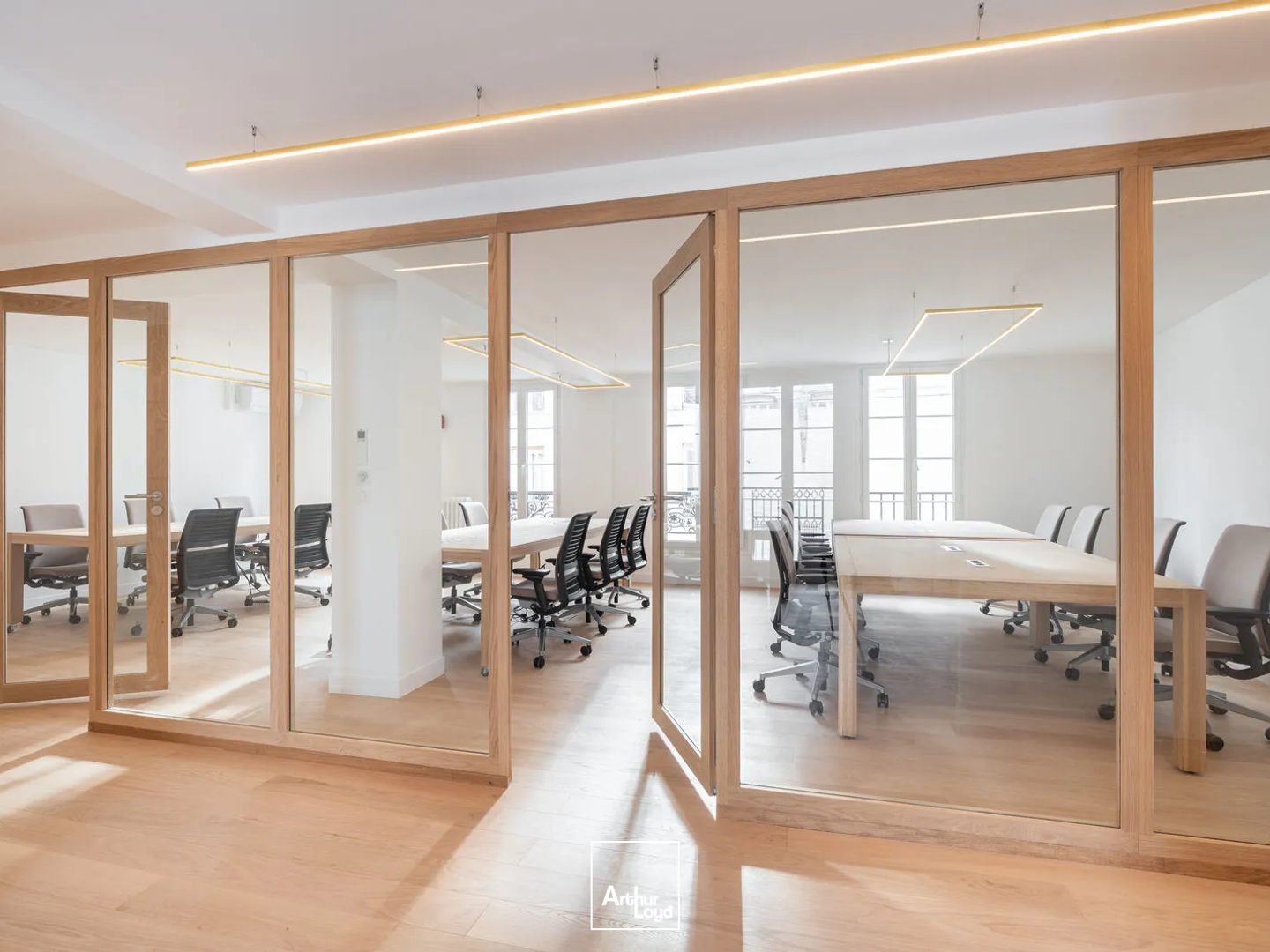 Bureaux opérés Paris 1 - 300 m² privatifs, 50 postes au 4e étage, boulevard Sébastopol, Quartier Central des Affaires