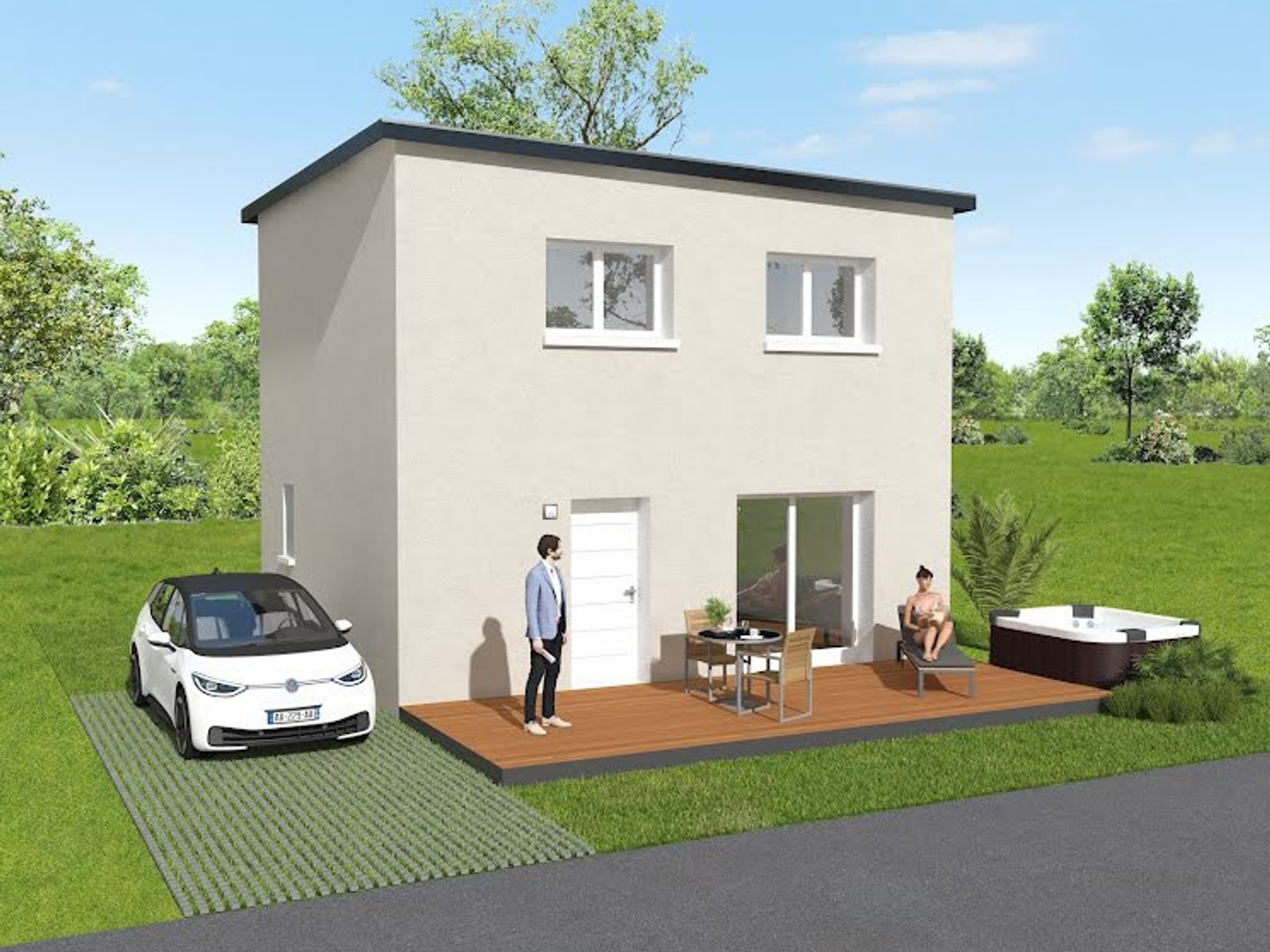 Maison 4 pièces