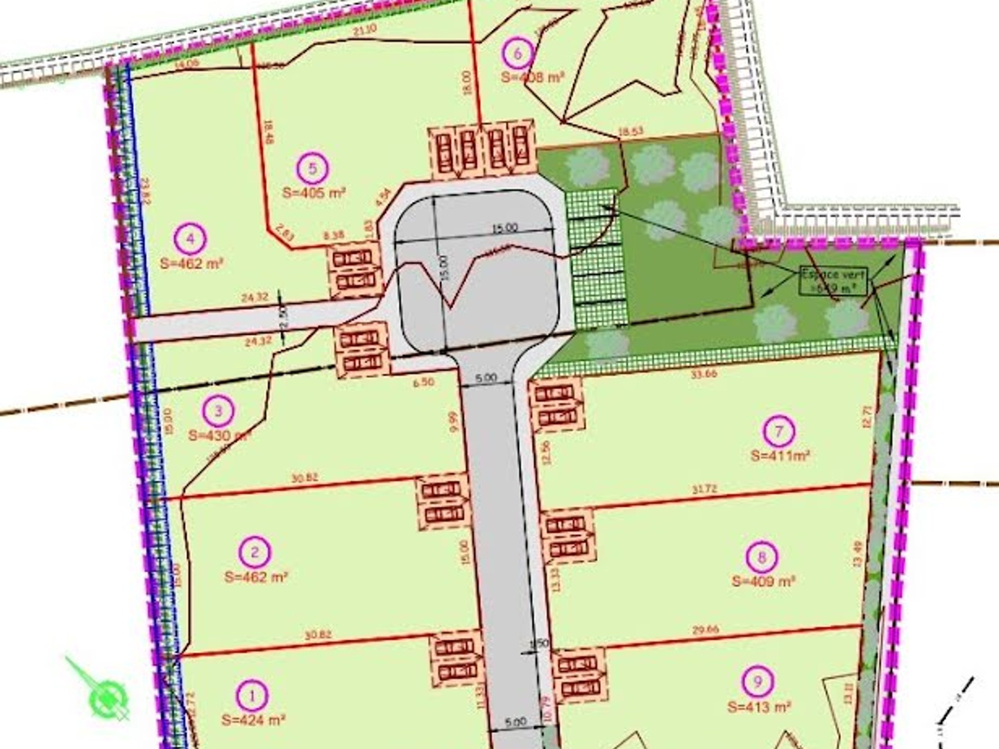 Terrain à vendre - 413m2 - Hottot-Les-Bagues (14250)