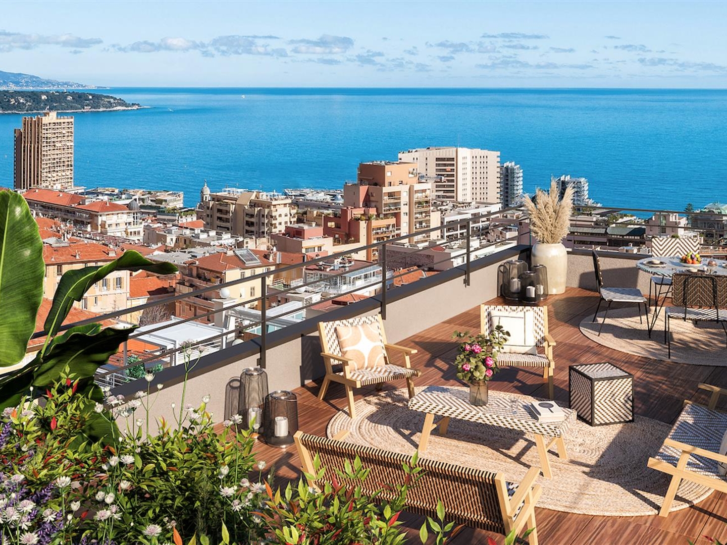 Appartement à vendre - 3 pièces - 64m2 - Beausoleil (06240)