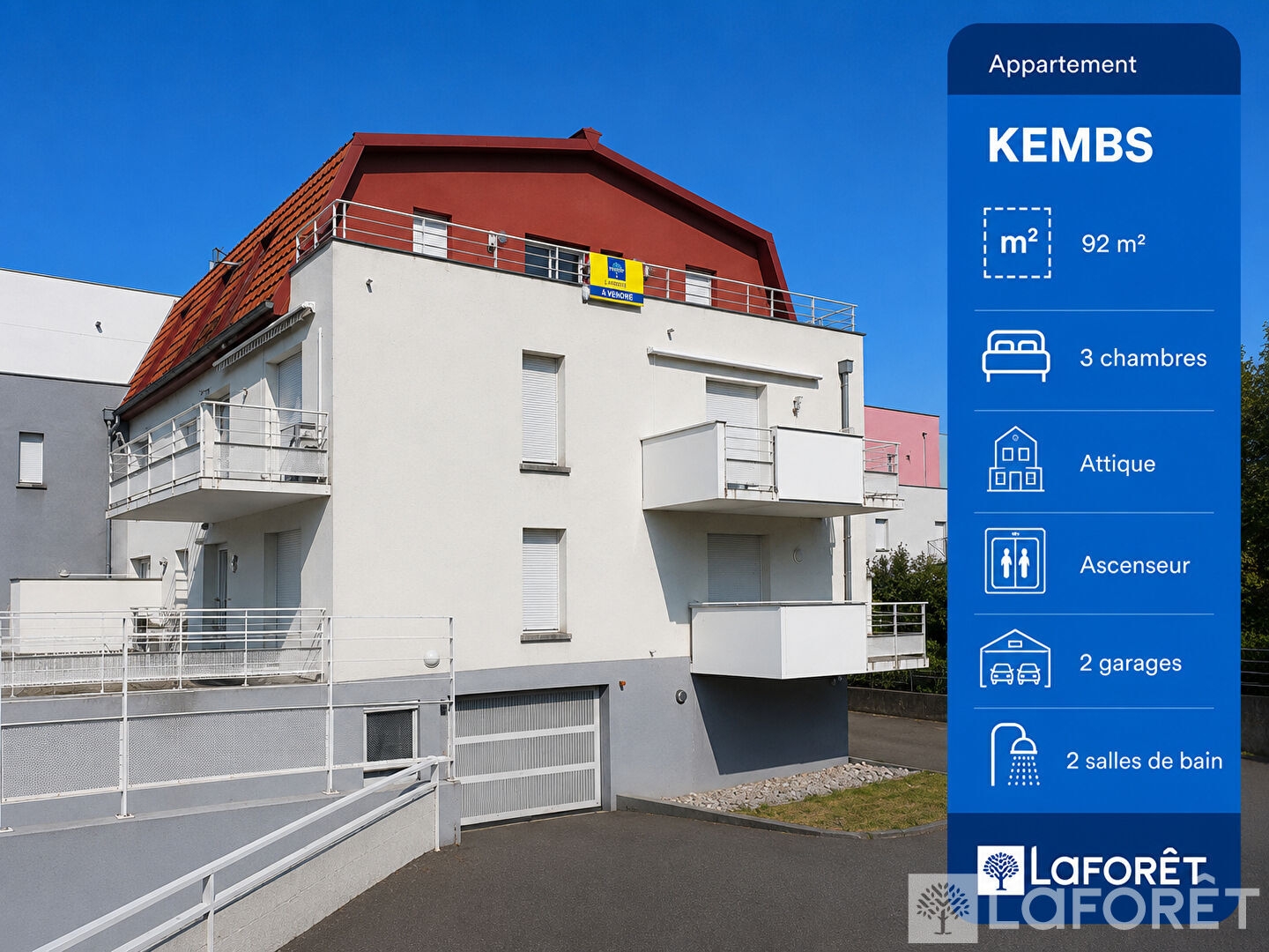 Appartement 4 pièces 92 m²