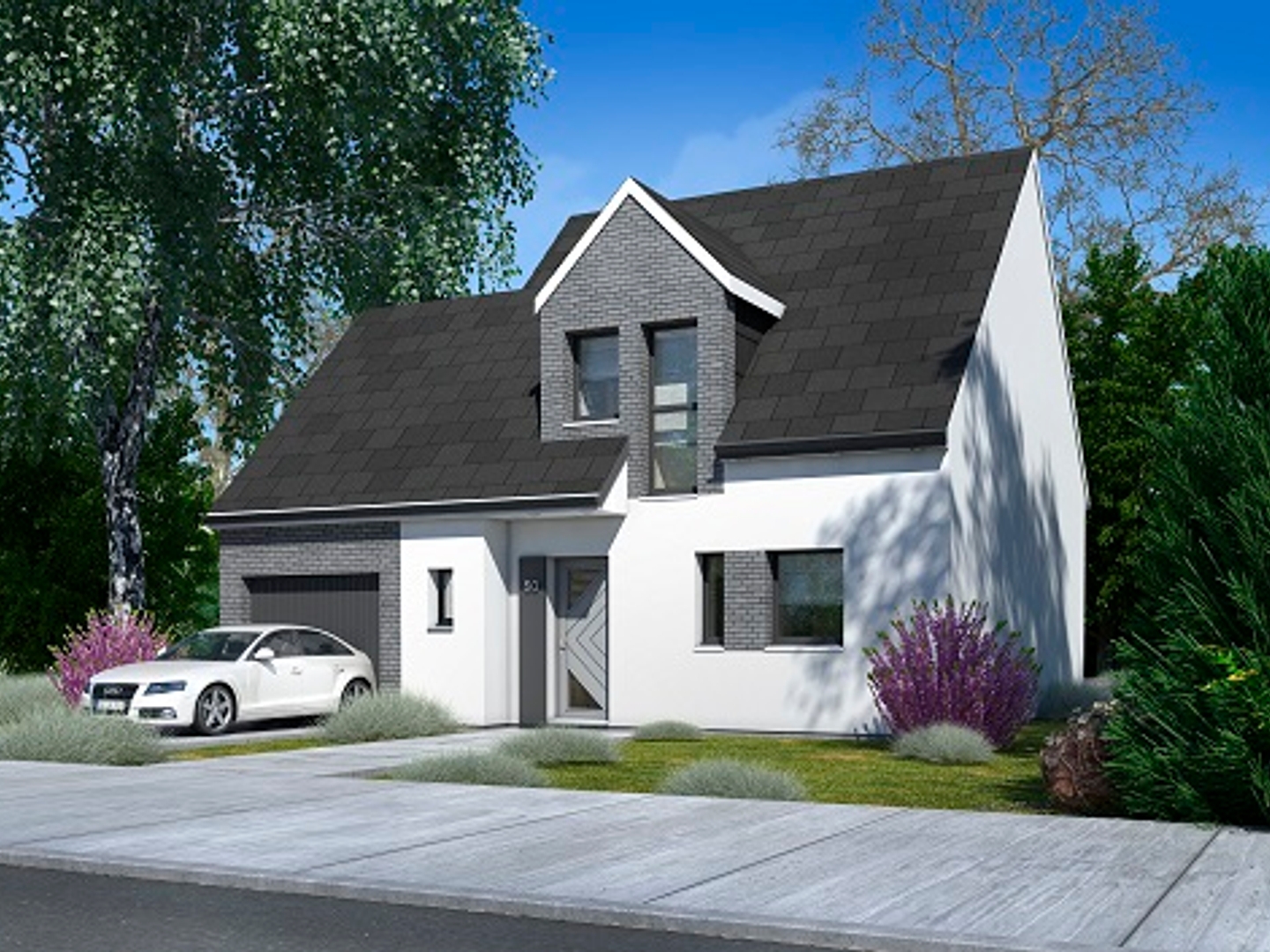 Terrain + maison 88 m²