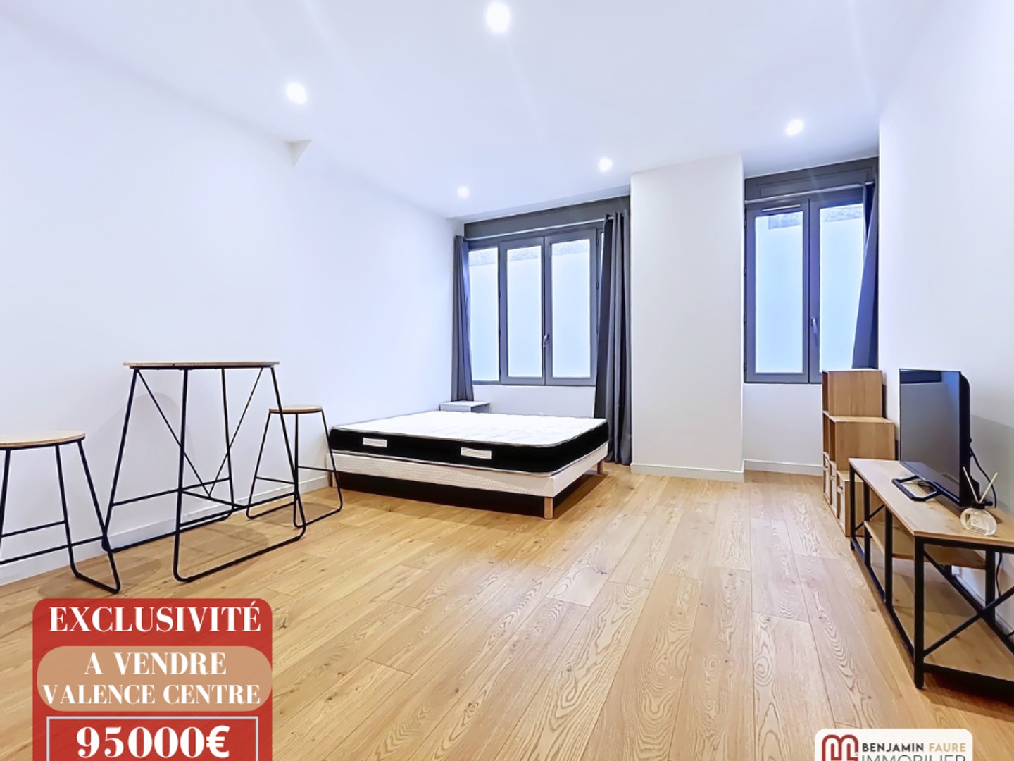 Studio 1 pièce 26 m²
