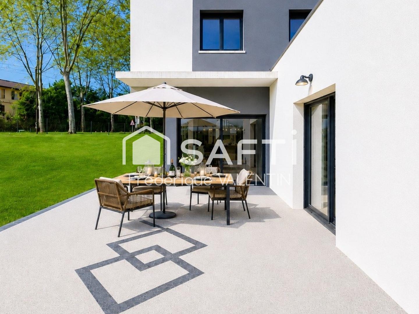MAISON D'ARCHITECTE NEUVE AVEC GARAGE avec frais de notaire réduits