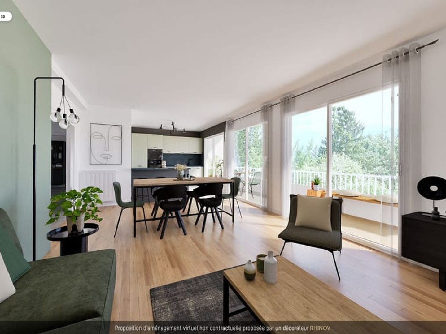 Appartement à vendre - 5 pièces - 122m2 - Meylan (38240)