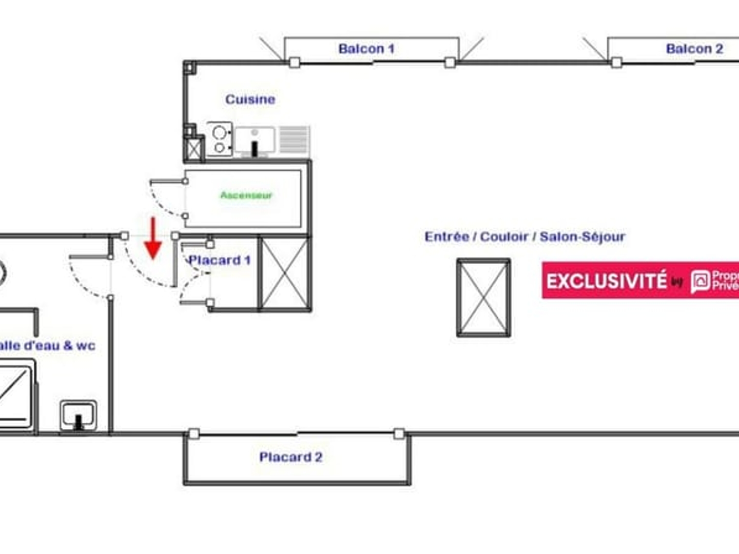 Appartement à vendre - 1 pièce - 37m2 - Marseille 1e (13001)