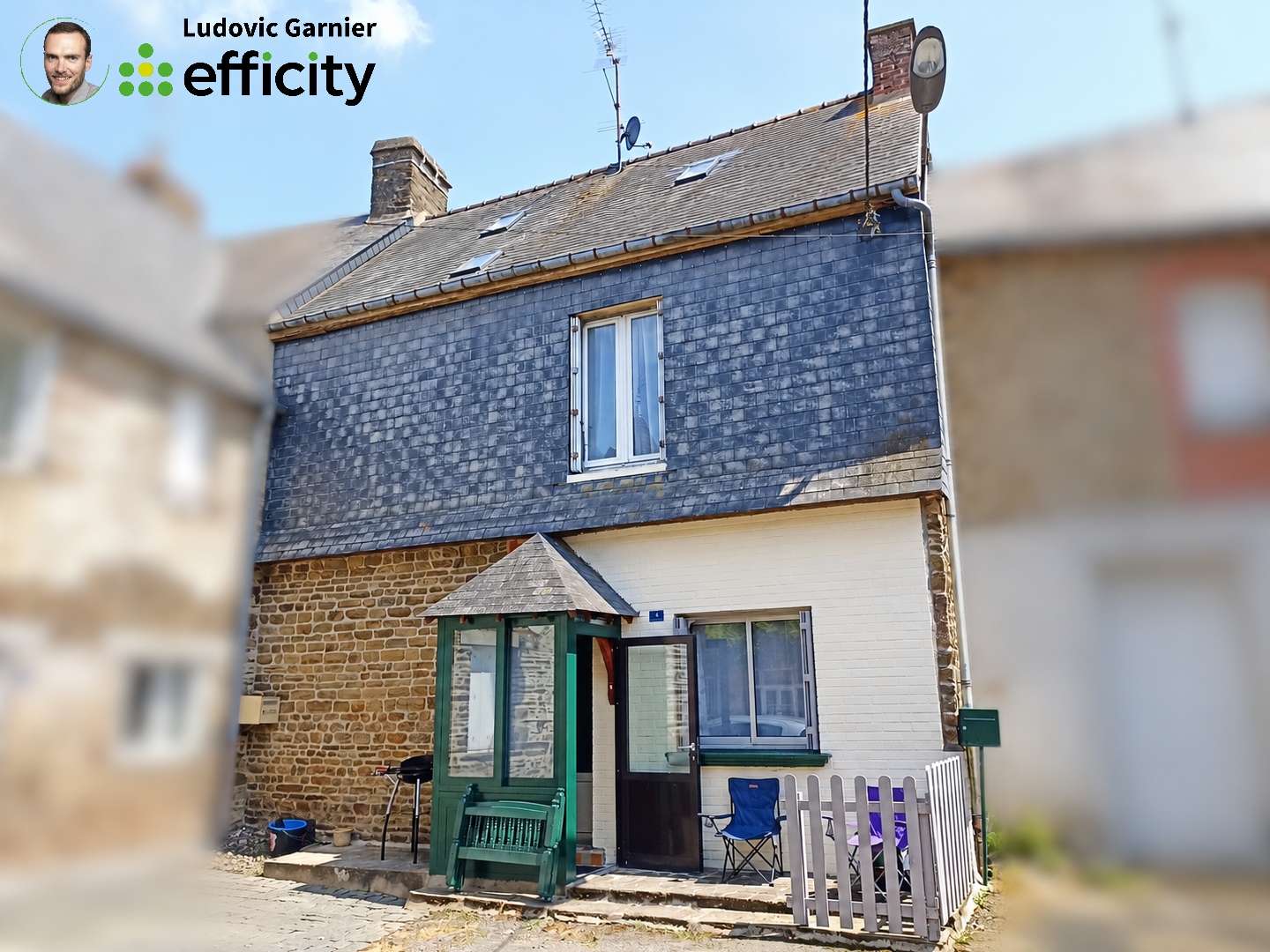 Maison à vendre - 3 pièces - 85m2 - Fougerolles-Du-Pl... (53190)