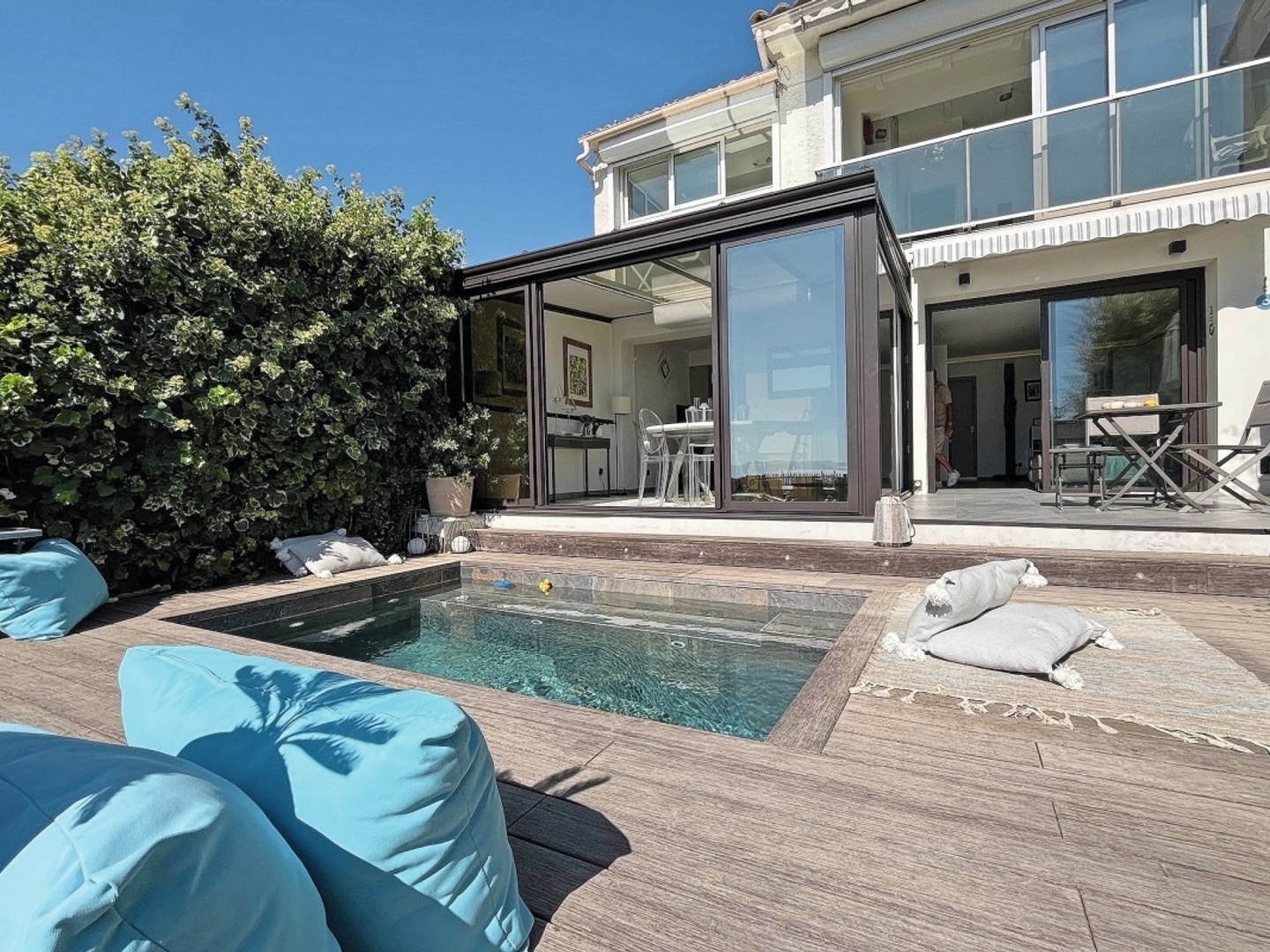 MAISON 4P, PISCINE, VUE MER