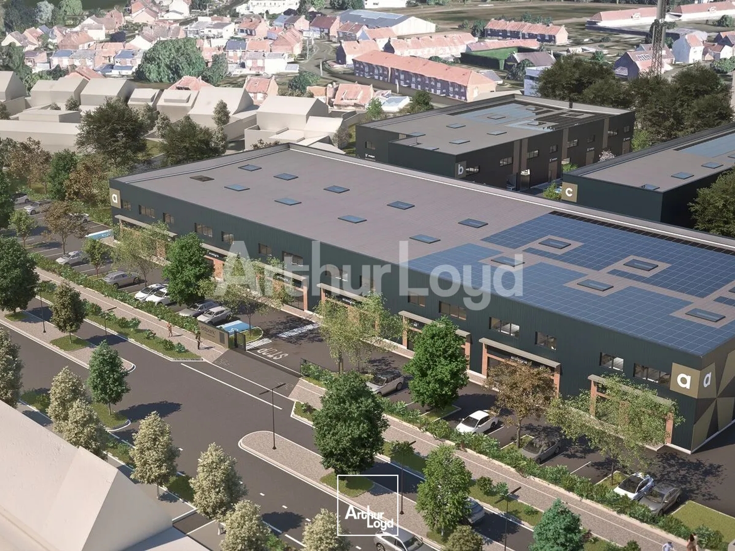 Locaux d'activité à vendre à Noyelles-Godault hauteur libre minimum 6m