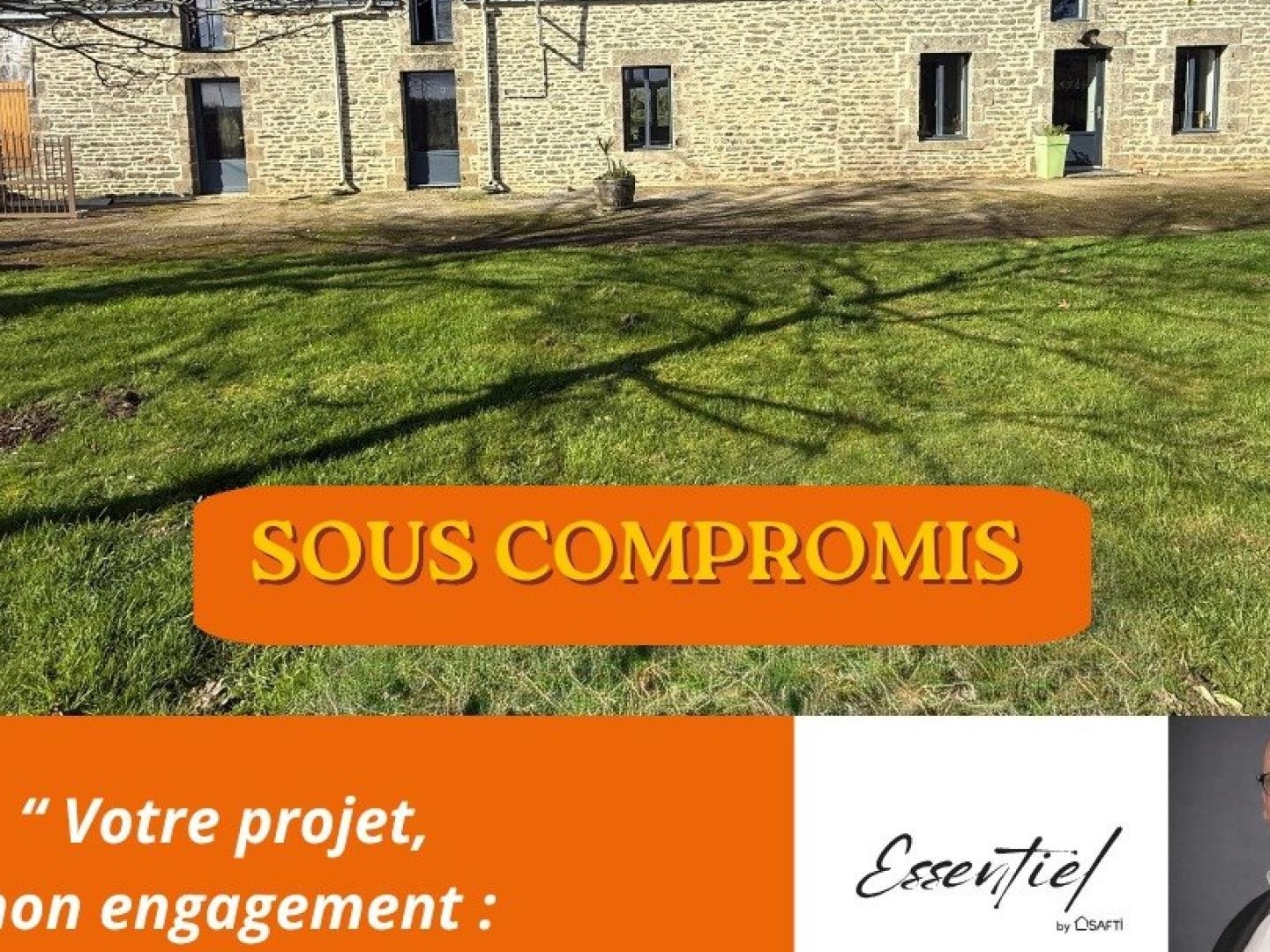 !!! NOUVEAUTÉ !!! MAGNIFIQUE LONGERE DE 124 M2 ENVIRON + SECONDE PARTIE DE 110 M2 A FINIR DE RENOVER