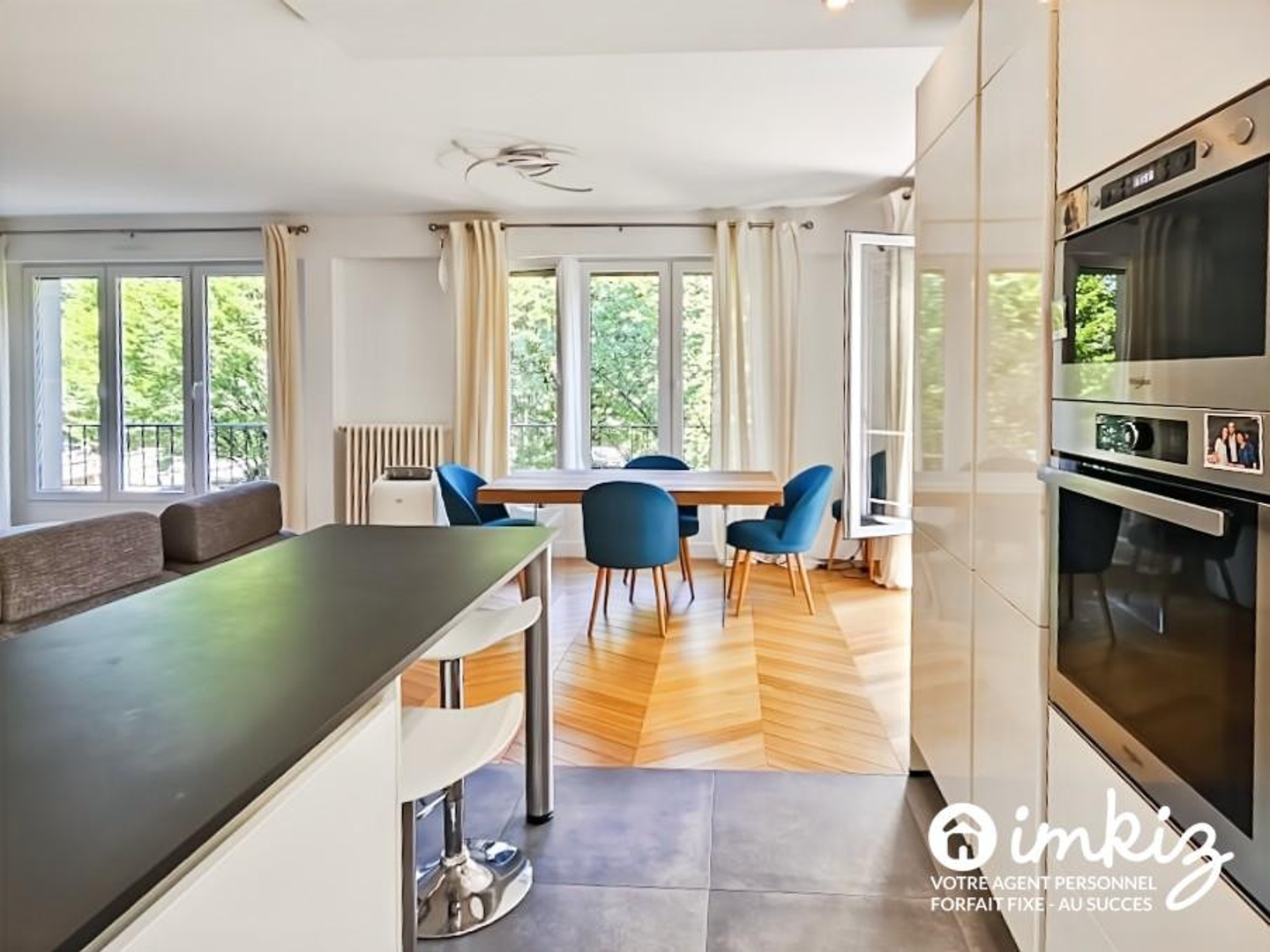 94m²-traversant, suite parentale, parking possible