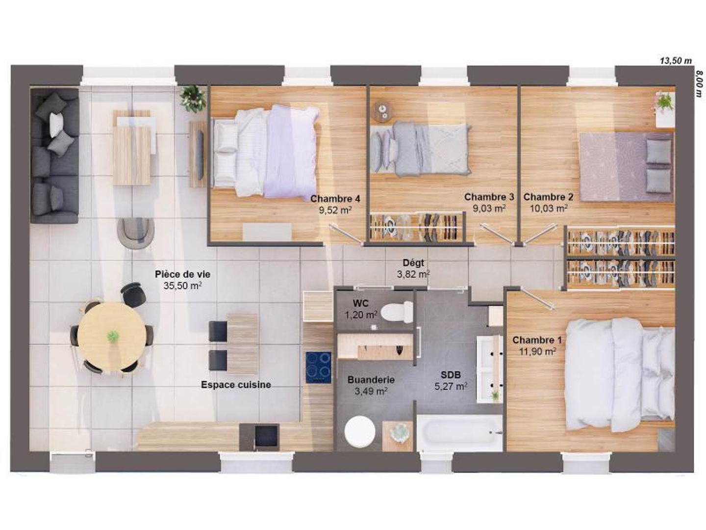 Maison à vendre - 90m2 - Pouzauges (85700)