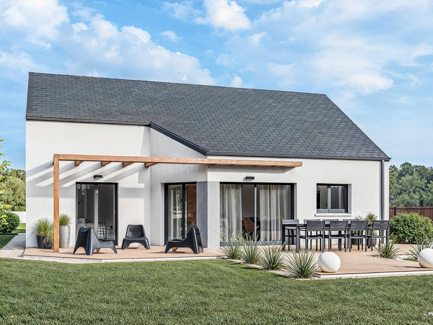 Terrain + maison 90 m²