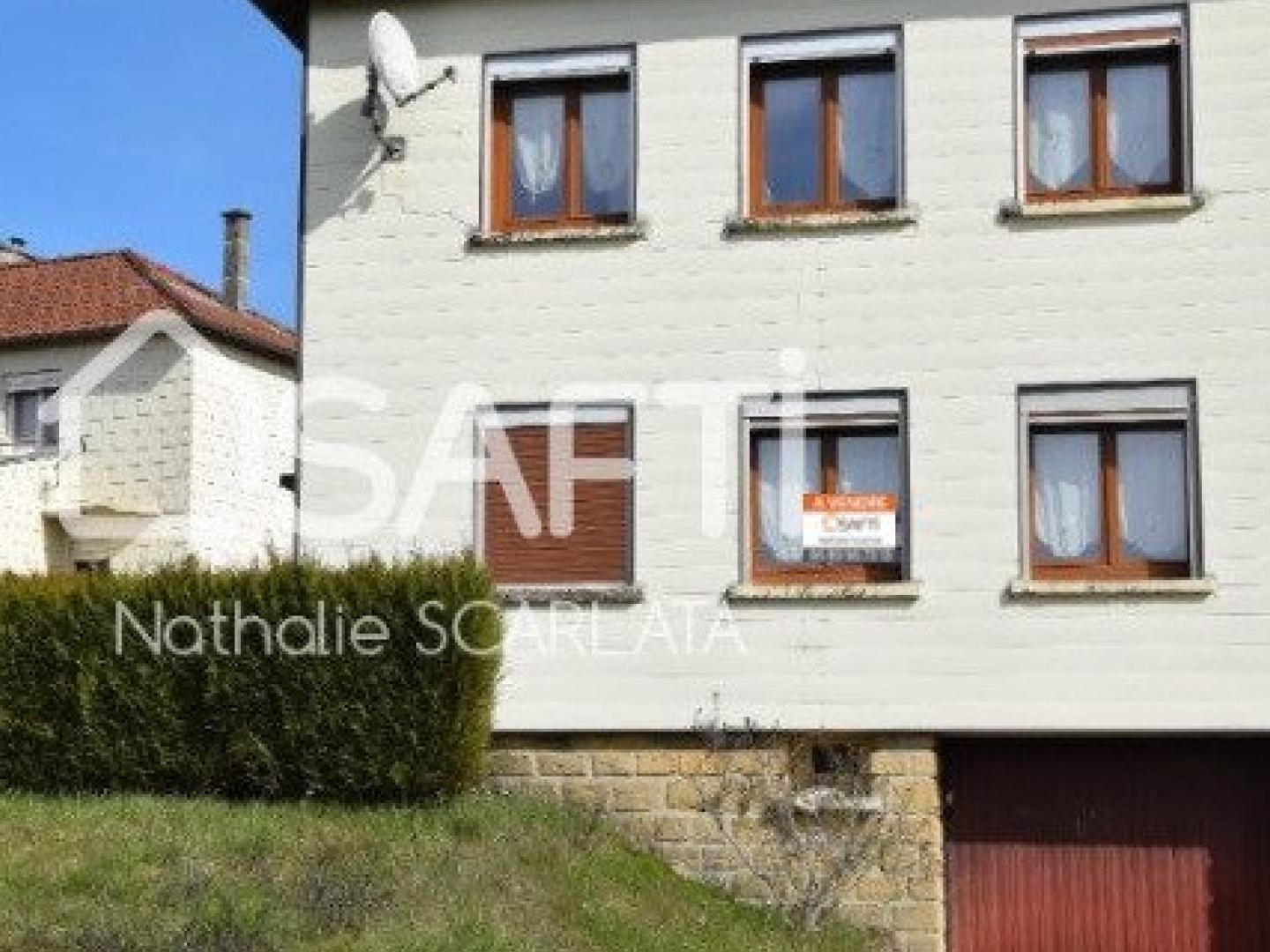 MAISON 3 CHAMBRES SUR SOUS-SOL AVEC GARAGE ET TERRAIN