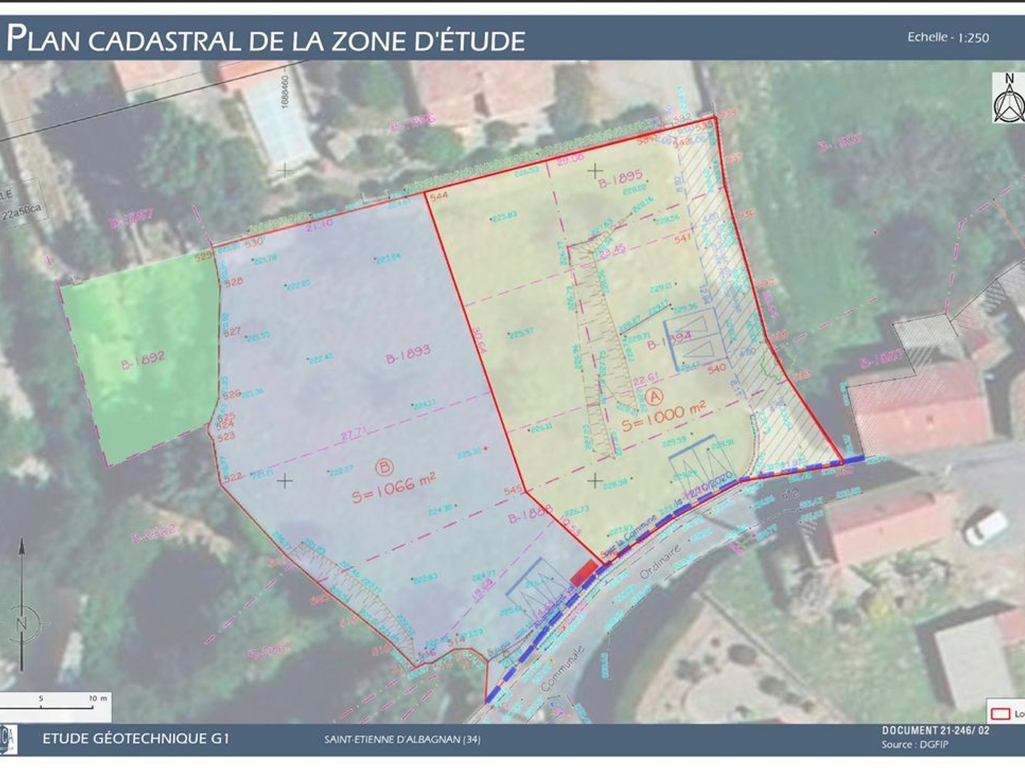 Terrain à vendre - 2306m2 - Saint-Étienne-D'a... (34390)