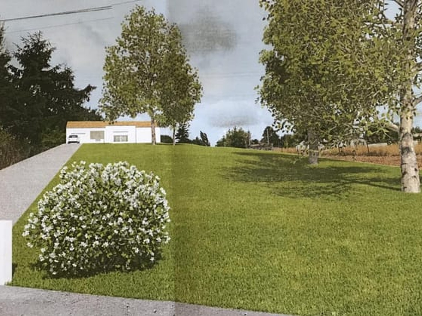 Terrain et maison à bâtir