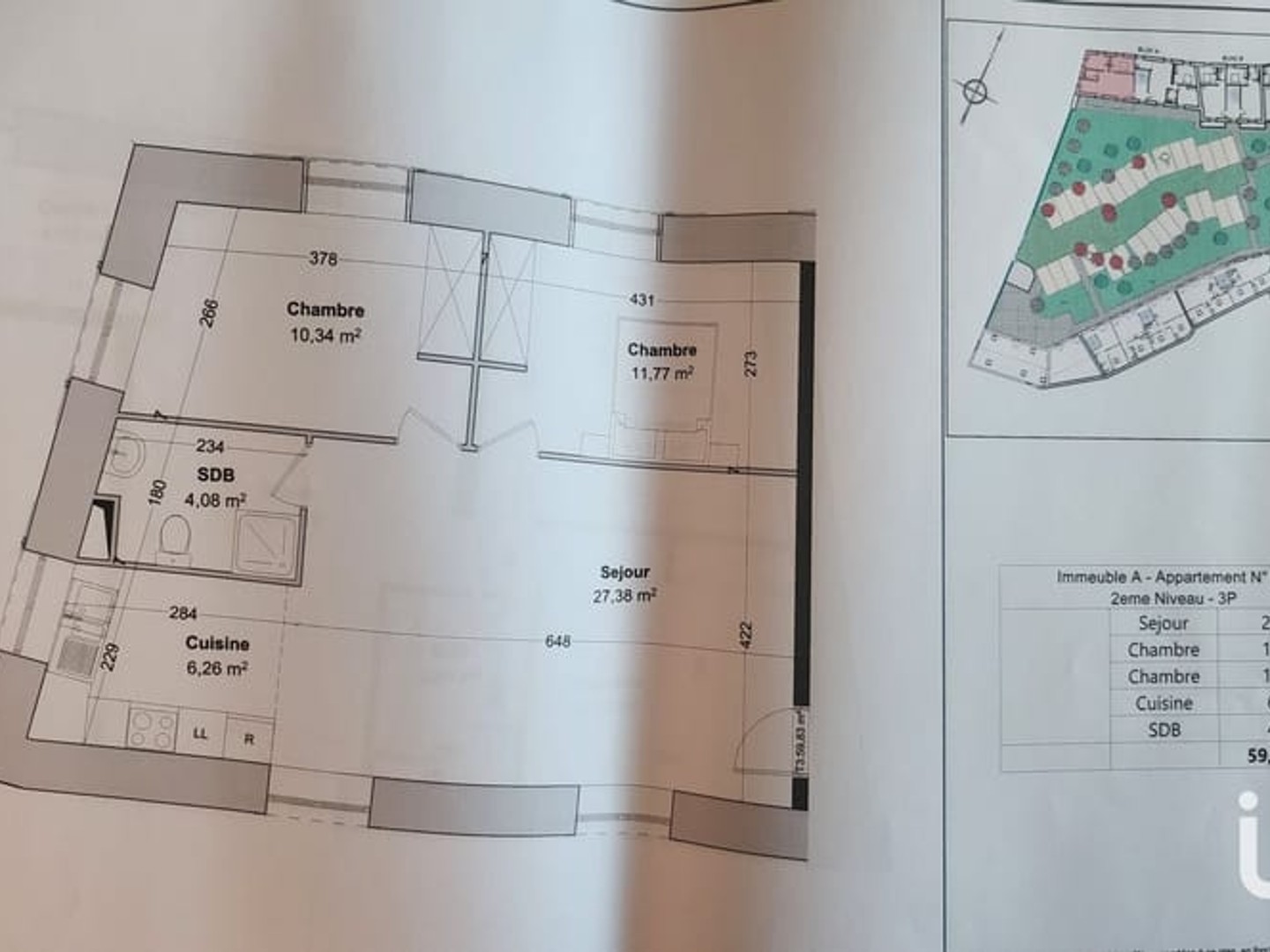 Vente Appartement 3 pièces