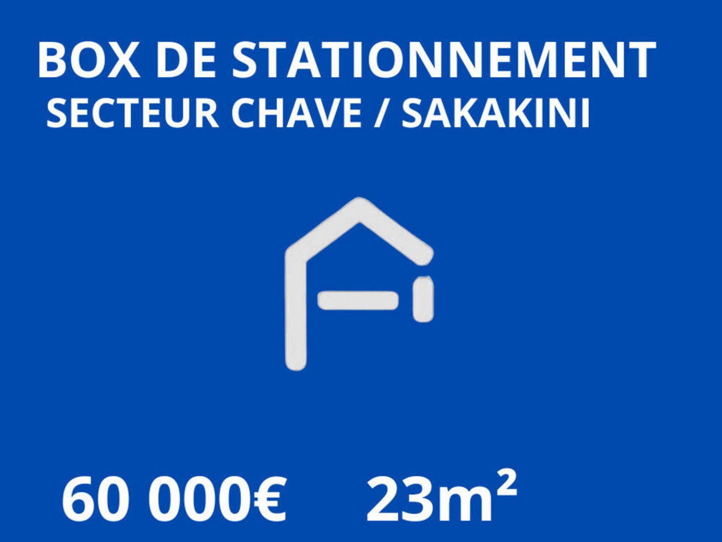 Parking / box Marseille 22.85 m2