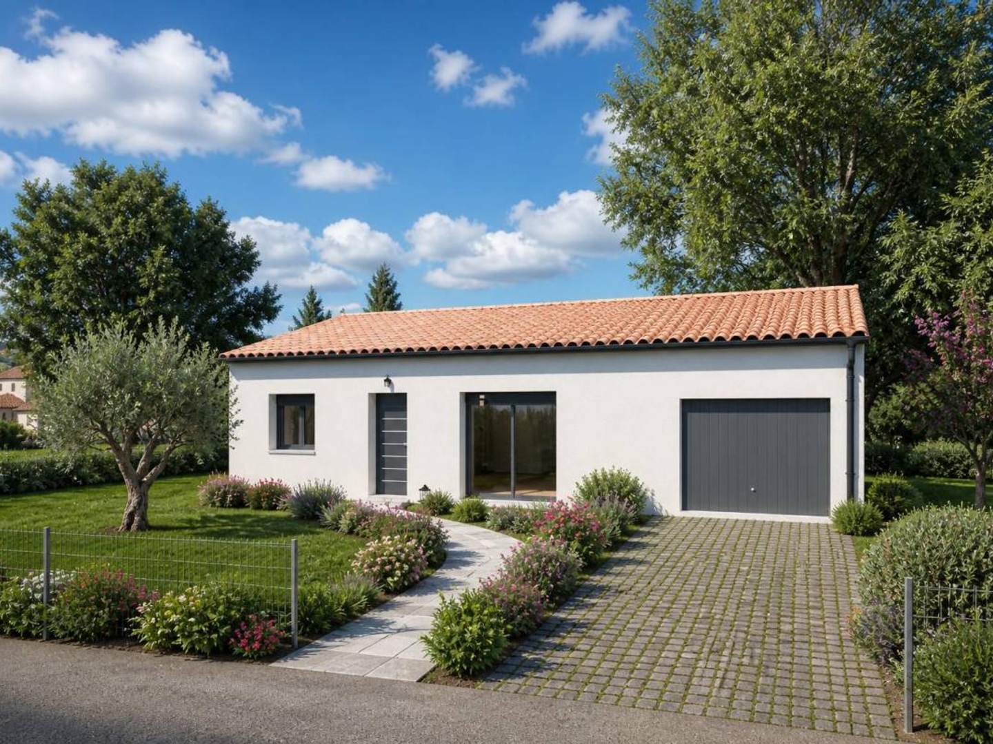 Terrain + maison 70 m²