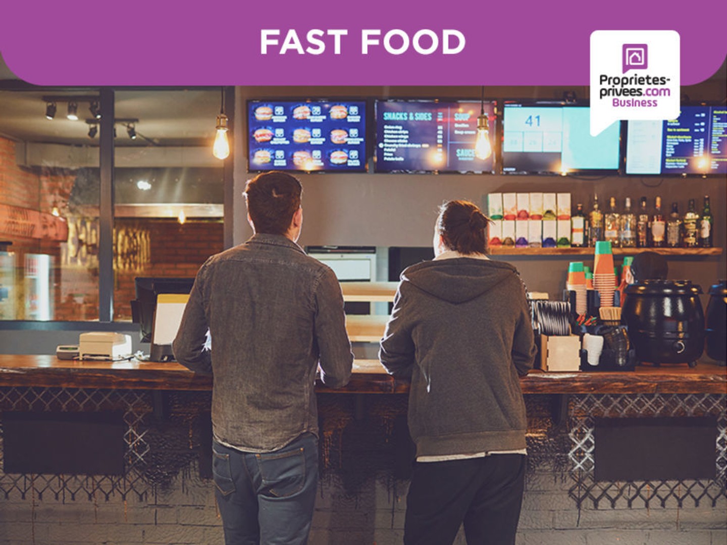 78990 ELANCOURT - Restauration rapide, Snack 70 couverts avec terrasse